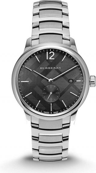 Burberry Bu10005 The Classic 40 Mm Stainless Steel Case Men 