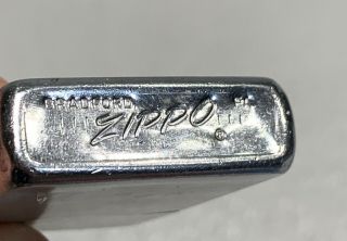 Vintage Brushed Chrome Zippo Lighter Bradford PA - Ships 3