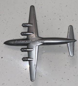 VINTAGE United DC - 7 Mainliner Small Plastic Airplane 3