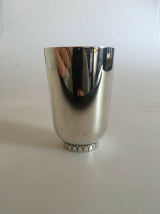 Georg Jensen Sterling Silver Cup by Sigvard Bernadotte No 825A 2