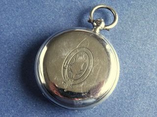 1888 Silver Keywind Gents Pocket Watch.  G Hayworth Oswaldtwistle Antique. 2