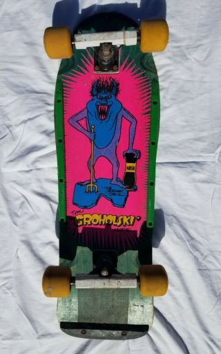 Tom Groholski Vision Skateboard,  Complete Deck,  Jersey Devil.  Sims,  Ugly Stix