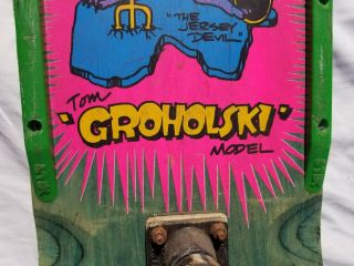 Tom Groholski Vision Skateboard,  Complete deck,  Jersey Devil.  Sims,  Ugly Stix 2