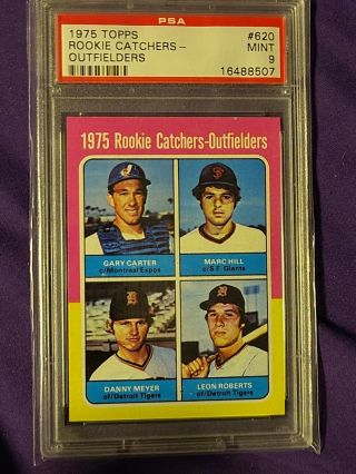1975 Topps Gary Carter Rookie.  Rc 620 Psa 9.  Well Centered.  Not Mini.  @@look@@.