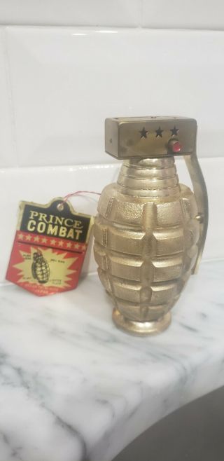Prince Combat Hand Grenade Table Lighter