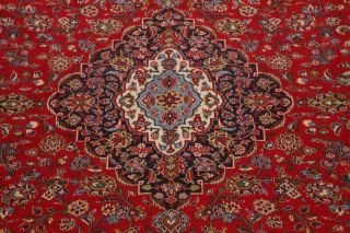 Vintage Hand - Knotted Floral Red Carpet 10x13 Ardekan Oriental Area Rug 4