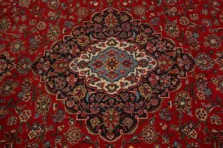 Vintage Hand - Knotted Floral Red Carpet 10x13 Ardekan Oriental Area Rug 5