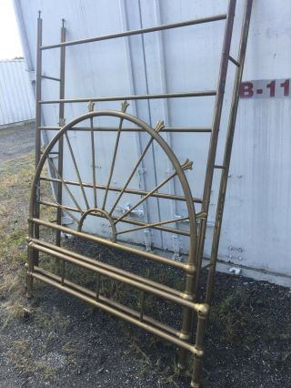 Vintage Custom Joao Isabel,  York American Tube Style Brass Bed.  On Now