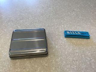 VINTAGE Collectors RIZLA METAL CIGARETTE ROLLING MACHINE MADE IN FRANCE 3