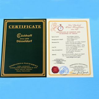 Patek Philippe Certificate Check If Your Watch Movement Is