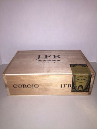 JFR Corojo 770 LE Aganorsa Slide Top Wooden Cigar Box Humidor by Casa Fernandez 3