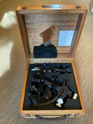 Us Navy Mark 3,  Mod 1 Sextant - Complete And Accessories