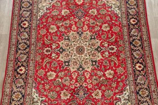 7x10 Floral Medallion RED Area Rug Wool Hand - Knotted Oriental Room Size Carpet 3