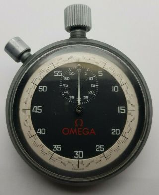 Vintage Omega Flyback Rolls Royce Chronograph Sports Cal.  9160