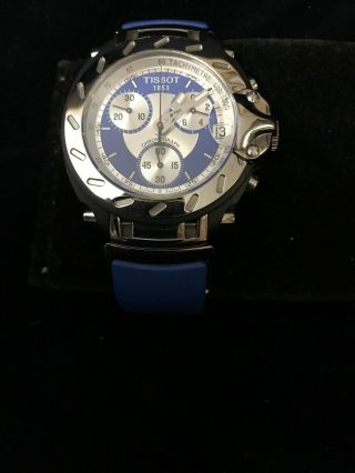 Tissot 1853 T - Race Blue Chronograph Silicone Sapphire Crystal WR 100M - T011417A 3