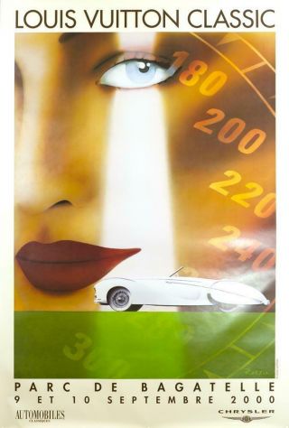 Bagatelle 2000 Razzia Louis Vuitton Vintage French Poster On Linen