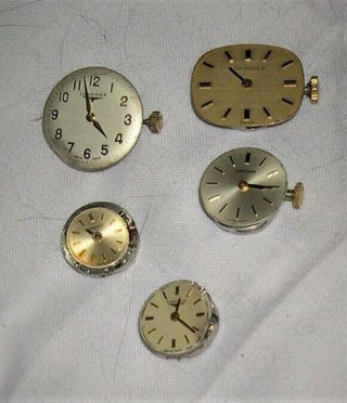 Selection Of Longines Watch Movements