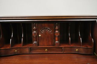 Antique Mahogany Chippendale Ball and Claw Fall Front Secretary Desk 6