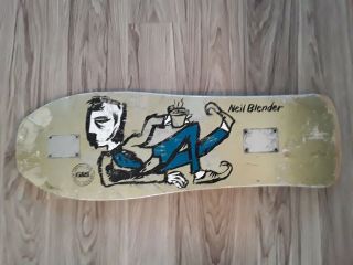 1986 G&s Neil Blender Coffee Break 80s Skateboard Deck