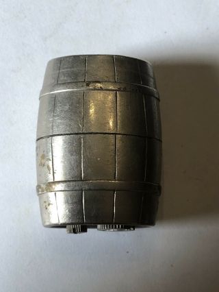 Very Rare 1934 Imco 3500 Barrel Shaped Lighter Made In Austria (?)