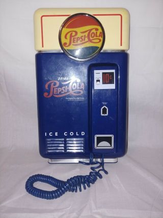 Vintage Pepsi Cola Vending Machine Touch - Tone Wall Phone