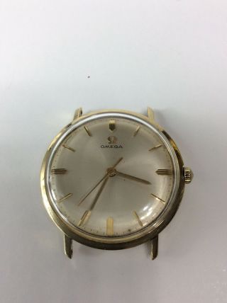 Omega 14k Yellow Gold Men S Vintage Omega Automatic Wrist Watch