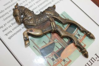 Antique Edwardian Tobacco Brass Horse Cigar Cutter