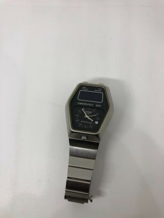 Heuer Manhattan Chrono Split Gmt Vintage Watch