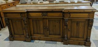 Antiques 2000 Rustic Style Wood Sideboard/buffet
