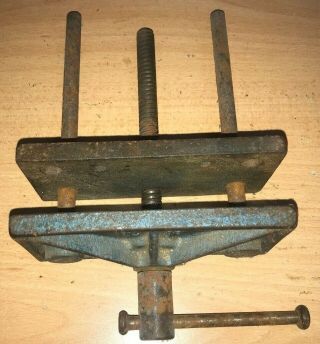 Vintage Wabeco No 30 Carpenter ' s Woodwork Bench Vice 135mm Wide Jaws 2