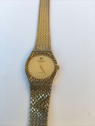 Bu Raymond Weil Geneve 18k Gold Electroplated Ladies Swiss Quartz Watch No.  5789
