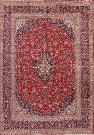 Vintage Traditional Floral Ardakan Oriental Area Rug Hand - Knotted Carpet 10 