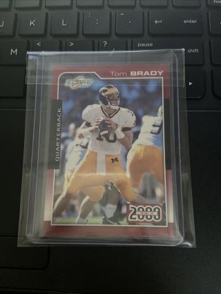 2000 Score - Tom Brady - Rookie Rc 316 Patriots - Wolverines Goat