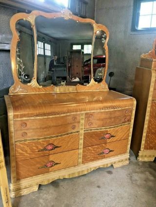 1930s ART DECO 5 pce bedroom set Beauty delivery to NYC - Boston - CT - MA 3