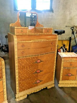 1930s ART DECO 5 pce bedroom set Beauty delivery to NYC - Boston - CT - MA 4