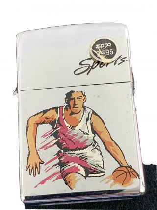 1996 Zippo Lighter - Sports Series - Basketball - Unlit