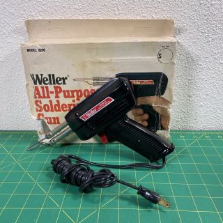 Vintage Weller Soldering Gun Kit Model 8200 N 100/140 Watts
