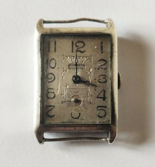 Antique/vintage Art Deco Sterling Silver Wristwatch