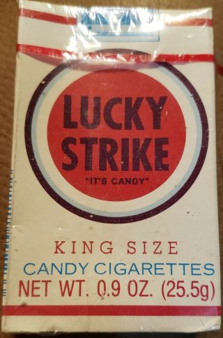 Rare Vintage Lucky Strike Candy Cigarettes