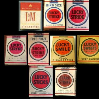 rare vintage Lucky Strike candy cigarettes 2