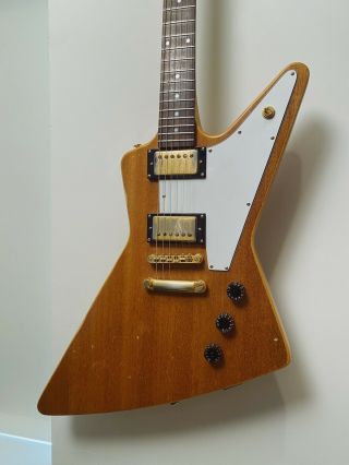 1958 Korina Explorer Antique Natural - Custom Masterbuilt Guitar - Unique 1 of 1 2
