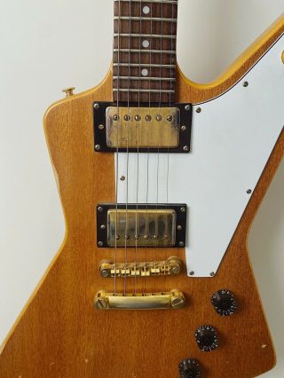 1958 Korina Explorer Antique Natural - Custom Masterbuilt Guitar - Unique 1 of 1 3
