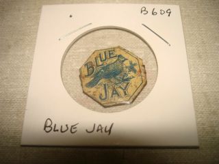 Blue Jay - Die - Cut Octagon - B609 - Plug Chewing Tobacco Tin Tag