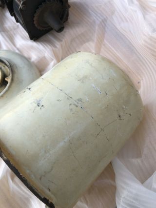Vintage Koken Barber Pole Light Porcelain Parts Motor For Restoration (160 - H4) 2