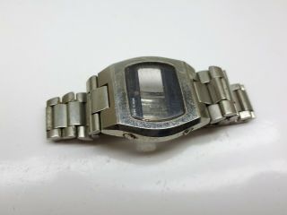 Vintage Case For Seiko 0439 - 4009 Lcd Digital Wrist Watch Japan