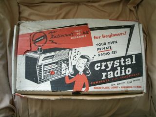 Vintage Remco Crystal Radio Kit For Beginners