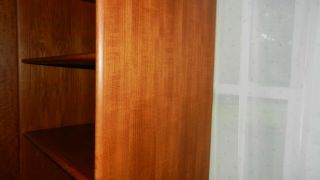Mid Century Modern Danish Teak Wall Unit Shelving Book Case Cabinet 4