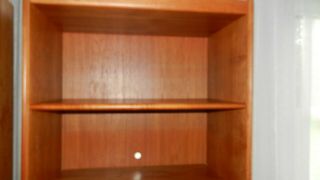 Mid Century Modern Danish Teak Wall Unit Shelving Book Case Cabinet 6