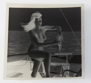 Bettie Page 1954 Camera Negative Bunny Yeager Nude Grouper Fishing Wow 3
