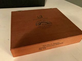 Vintage Flor De A Allones Seleccion Suprema Dunhill - Wooden Cigar Box - Empty